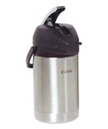 2.5 Liter Lever Action Stainless Steel Airpot Coffee Carafe For Hot Beverages Durable Thermal Server For Cafes Or Home Use