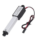 Top Shelf Heavy Duty L Shaped Electric Actuator With 50mm Stroke, aluminum shell, and wires for smart home projects.