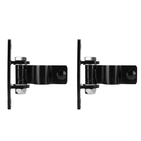 Built Tough Heavy Duty Carbon Steel Gate Hinges Featuring Removable Pin Design for Backyard Gates, side view with removable pins.