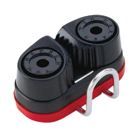Micro Carbo Cam Cleat Kit With Wire Fairlead Low Profile Deck Mount for Easy Trim and Quick Secure Line Control on small sailboats
