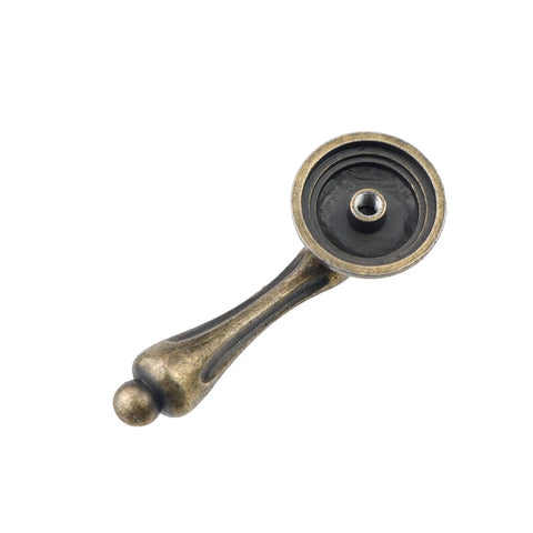 8 Piece Tear Drop Cabinet Pull Handles In Antique Bronze With Screws For Drawers Dressers And Wardrobes Zinc Alloy Knob Pulls