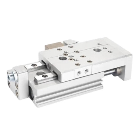 Heavy Duty Dual Axis Sliding Table Pneumatic Cylinder Killer Smooth Glide Mechanical Actuator solid aluminum air powered linear motion rig.