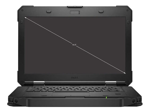 Rock Solid Rugged 14 Inch Fhd Display Intel Core I5 8350U Processor Unleashing Beastly Speed With 32Gb Ram And Lightning Quick 512Gb SSD Runs Windows 11 Pro Heavy Hitter Workstation Renewed front view showing sturdy design and 14 inch display.