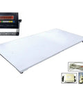 Heavy Duty Industrial Floor Scale Digital Pallet Platform 48 X 72 Inches with digital readout and steel base for warehouse use.