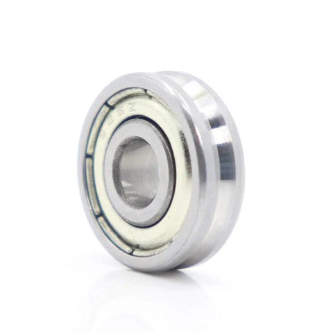 Top Shelf V Groove Sealed Ball Bearings With Badass Steel Core For Smooth Pulley Wheels And Guide Tracks Tough As Nails Precision Heavy Duty close-up view
