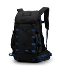 35L Hiking Backpack For Outdoor Adventures And Travel Camping Cycling And More, black nylon pack with ergonomic padded straps