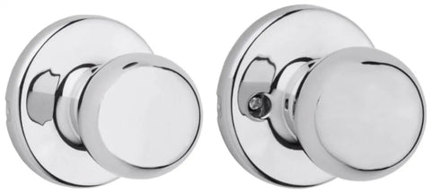 Polo Interior Passage Door Knob in Satin Nickel, Non Locking Doorknob with Microban Protection, Ideal For Doors That Do Not Require Locks