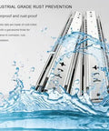 Heavy Duty Drawer Slides With Full Extension Ball Bearing Rails And Quick Release Levers For Running Dead Slick On Custom Cabinetry, showcasing waterproof steel rails in water.