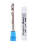Jiawu 1/4 Inch Shank Spiral Flush Cut Router Bit For Precision Wood Trimming High Performance CNC Carving Tools With Durability with blue guard