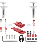 Pro DOT Bleed Kit V2 Without Fluid For DOT Hydraulic Brakes With Bleeding Edge Tool 2 Syringes And Fittings Bleed Blocks