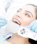 Fog Free Dental Occlusal Photography Mirror With LED Light Anti Fog Fan 360 Degree Rotating Handle on patient exam