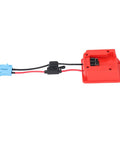 18V Battery Adapter For Peg Perego Ride On Toys With 48 11 1828 M18 Wheel Adapter and Wiring Harness Connector Blue