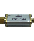 144MHz 2M Band Pass Filter for Radio Communication with SMA Adapter, 50 Ohm Impedance, Low Insertion Loss at 144MHz
