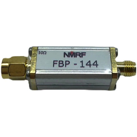 144MHz 2M Band Pass Filter For Radio Communication With SMA Adapter, 50 Ohm Impedance, Low Insertion Loss At 144MHz