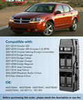 Left Driver Side Go To Master Power Window Switch For Dodge Avenger Charger Jeep Chrysler, product details with car image.