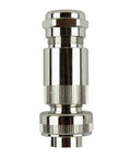 Front view of 7-Pin Proportional Valve Single Connector, Metal Housing IP67 Sealed, RoHS Certified, DIN EN175 201-804 Pin Layout