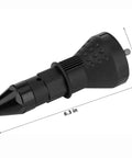 Cordless Rivet Gun Adapter Kit Converts Drill To Rivet Nut Tool, 1/4 Inch Hex Shank, 6.3x2.3 in, Black, with 4.8mm Nozzle