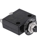 15A Manual Reset Thermal Circuit Breaker For Home And DIY Projects, Auto Overload Protection At 125-250V AC And 50V DC, Push Button Reset