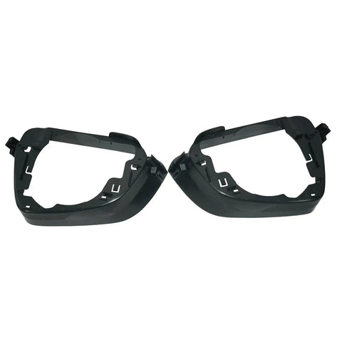 Smooth No Sweat Side Mirror Covers And Rearview Housing Caps With Rock Solid Mounting Brackets Fit Tesla Model 3 All Years in black.