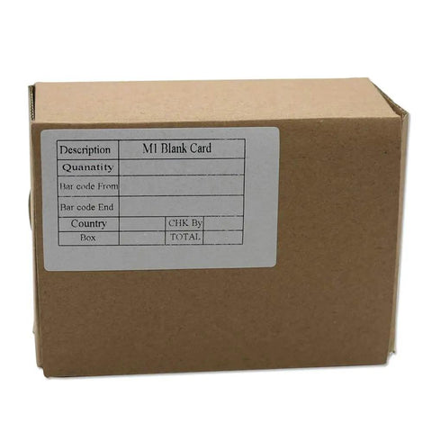 Box of 50 Pack RFID Smart Cards For Easy Access Control And Hotel Doors MIFARE Classic 1K 13 56MHz 14443A Compatible White PVC Cards
