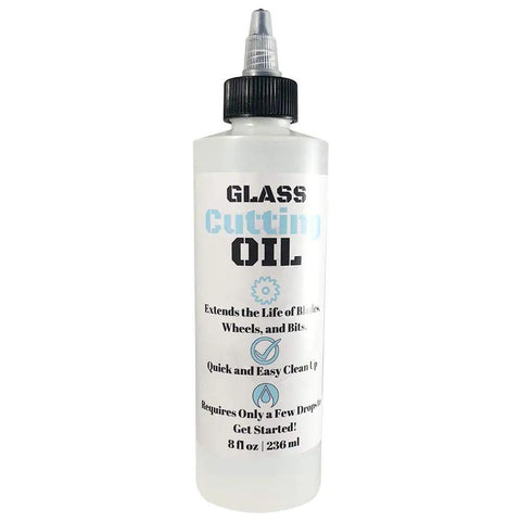 All Purpose Glass Cutting Oil 8 Oz For Any Glass Cutter Tool That Works Like A Champ And Keeps Cuts Smooth And Precise Ideal For Mirrors Tile Cutters Glass Drills Stained Glass And Bottle Cutting Projects