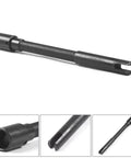 Heavy Duty Pump Drive Pin Fits 283 302 327 350 And 5.7L Small Block Engines With Black Metal Build, 6.02 inch length.