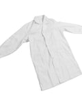 White Long Sleeve Lab Coat For Doctors Nurses And Students Lightweight Breathable Polyester Cotton Workwear That Keeps You Cool And Comfortable