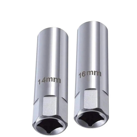 Badass No Nonsense Multi Keyless Chuck Drill Adapter For Dremel Rotary Tools Quick Swap 16mm Grip power tool accessories, featuring 14mm and 16mm sockets.