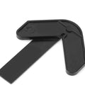Dead On Center Locator Nuts And Bolts Tool For Mini Lathe And Milling Rigs black plastic layout tool with precise marking edges.