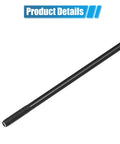Close-up of a single 14G J Bend Bicycle Spokes Set with Brass Nipples, 187mm Length, steel MTB spoke for bike repair.