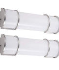 18 Inch Vanity Light Bar Flush Mount For Bathrooms, Dimmable, 3 CCT Colors 3000K To 5000K, Energy Star, ETL Listed, brushed nickel