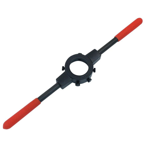 Heavy Duty Die Stock Wrench Built Tough For M12 To M14, Adjustable Die Holder Tool With Non Slip Grip, Rust Resistant Black Oxide Finish