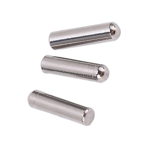 Three stainless steel dowel pins 2.5x10mm high hardness locating pins for machinery, furniture, and DIY projects, corrosion resistant.