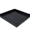 Durable Recyclable ABS Concrete Molds For DIY Projects, Reusable Stepping Stone Paver Forms in black plastic, 32.7x32.7 cm size