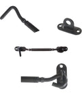 Pack Of 2 6 Inch Heavy Duty Barn Door Hook And Eye Latch Set With Mounting Screws Privacy Hook And Eye Latch Solid Extra Thick Sliding Door Lock For Sheds And Bedrooms Black