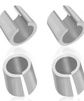 Heavy Duty Lead Alloy Battery Terminal Post Shims, 0.6 inch top, 0.7 inch bottom, quick fix for loose fits.