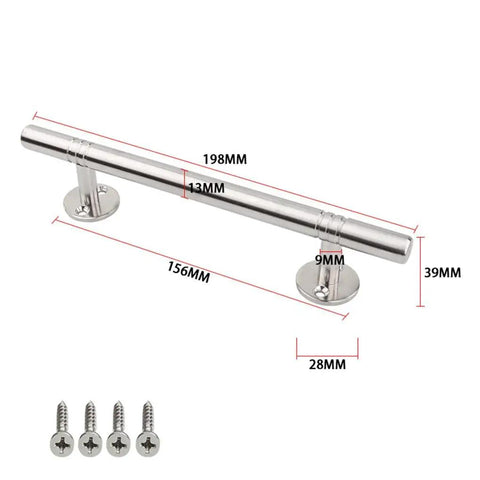Stainless Steel Cabinet Handles 2 Pack Door Knobs And Drawer Pulls For Kitchen Cabinets Furniture Cupboards Retro Style