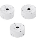 Bullet Security Camera Junction Box Mount Bracket Plastic Rainproof All Weather Enclosure For IP Cameras, 3 Pack