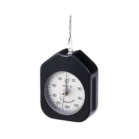 Portable Tension Dynamometer Force Gauge For Textile And Electronics Material Testing With 0.3N Precision And 3N Range, Easy Multi Unit Conversion, Stainless Steel Build, ABS Plastic Housing, Lightweight Yet Durable, black dial gauge