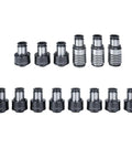 14 Piece TC820 ANSI Collet Set With Tap Holder For M36 Electric Tapping Machine showcasing various sizes from M6 to M33.