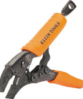 Curved Jaw Locking Pliers With Quick Release Handles, High Torque Mole Grips For Serious Clamping And Gripping, 5-Inch, orange handle