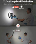 Drywall Sander With Auto Vacuum Dust Collection 800W Power Variable Speed 800 To 1800 RPM LED Work Lights in action comparison