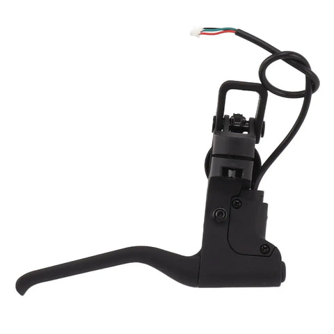 Ergonomic Electric Scooter Brake Lever With Bells And Non Slip Grip, Sturdy Replacement Part For F30 F40 MI4PRO, black handle with wire