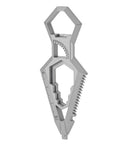 Everyday Carry Keychain Multitool With Bottle Opener Ruler Wrenches Saw File Protractor Alloy Steel Compact Lightweight EDC