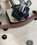 Wooden Ship Model Tools Set With Wood Strip Bending Tool And Building Kit showing close-up of bending machine with wood strip