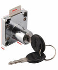 Heavy Duty Cam Lock For Furniture Drawers And Cabinets With Two Keys, Built Tough As Nails Zinc Alloy Security Latch For Home Office Storage