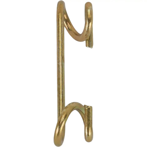 Quick Install Quarter Turn Stepped Spring Kit, Tough Zinc Plated Steel Body Panel Fasteners With Hella Secure Grip, Universal 1-3/8 Inch Chassis Mounting Hardware Set of Ten, gold spring fastener