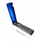 Side view of All-In-One Carburetor And Welding Nozzle Cleaner Kit with 26 cleaning wires in aluminum box, 115mm size visible.