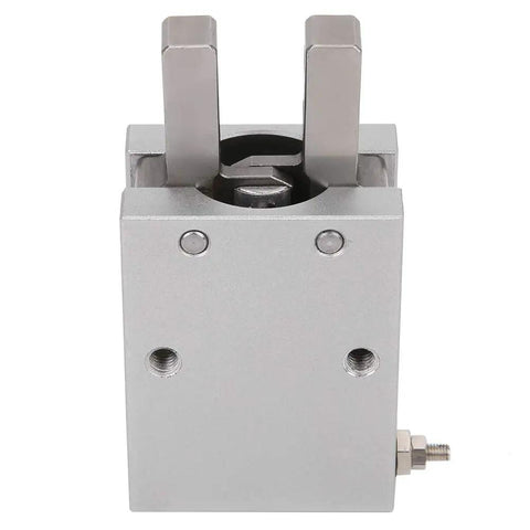 Front view of Pro Grade Pneumatic Air Cylinder With M5 X 0.5 Dual Action And Single Acting Non Contact Magnetic Switch 20 25 32 mm Bore