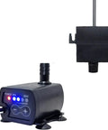 No Sweat Auto Compact Sump Pump With Smart Water Level Sensor and Adjustable Flow Settings in black, designed for effective drainage.
